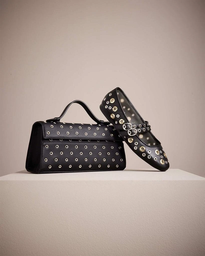 AQUA Studded East West Top Handle Bag - Exclusive 3