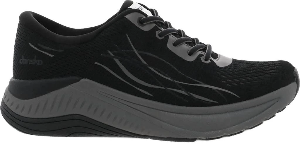 Dansko Women's Pace Walking Sneakers In Black/grey Mesh 1