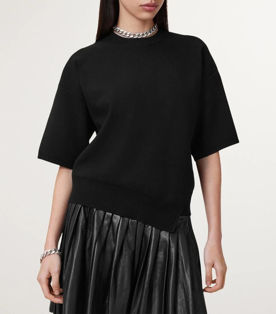 ALL SAINTS Knitted Remi T-Shirt 5