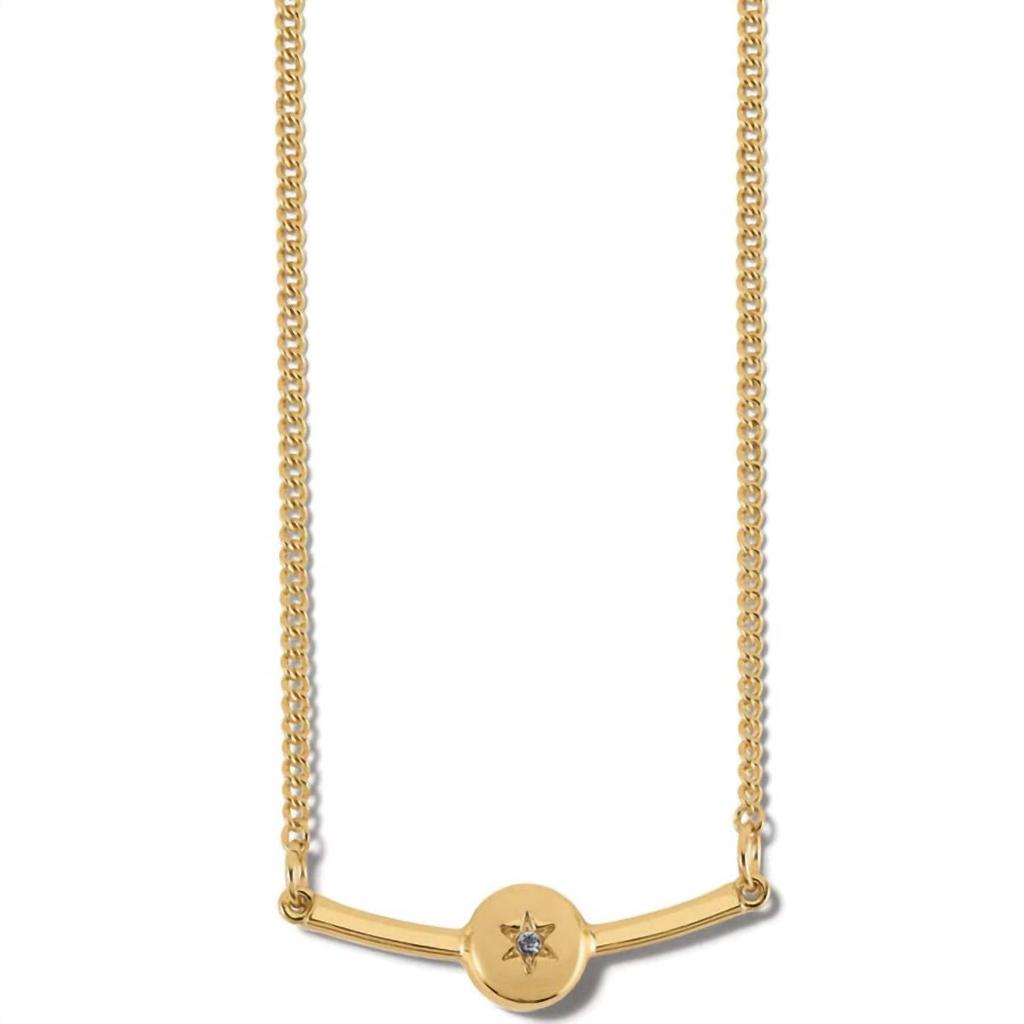 Brighton Women's Bar Necklace In Gold
