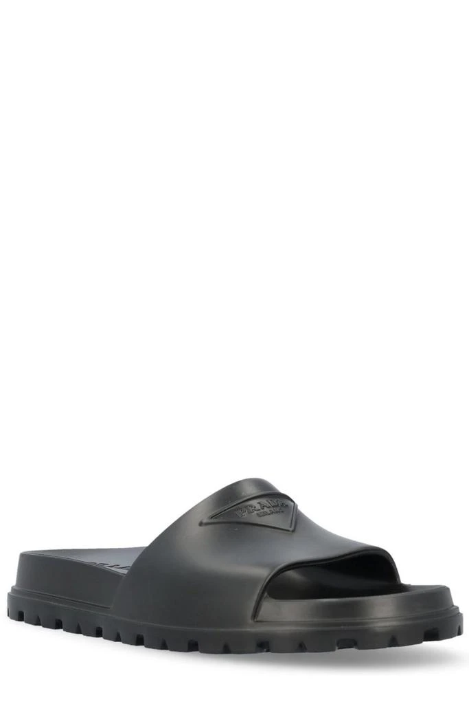 Prada Logo Embossed Open Toe Slippers – On Sale Now with Up  display picture 3
