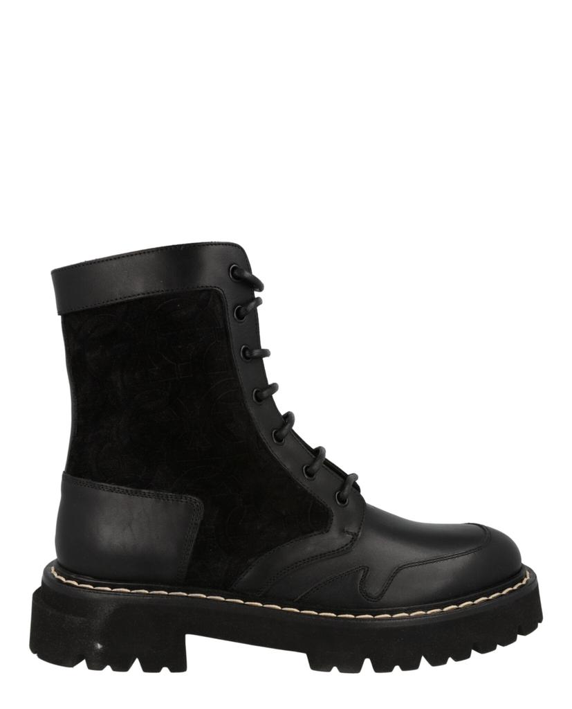 Salvatore Ferragamo Iuri Combat Boots