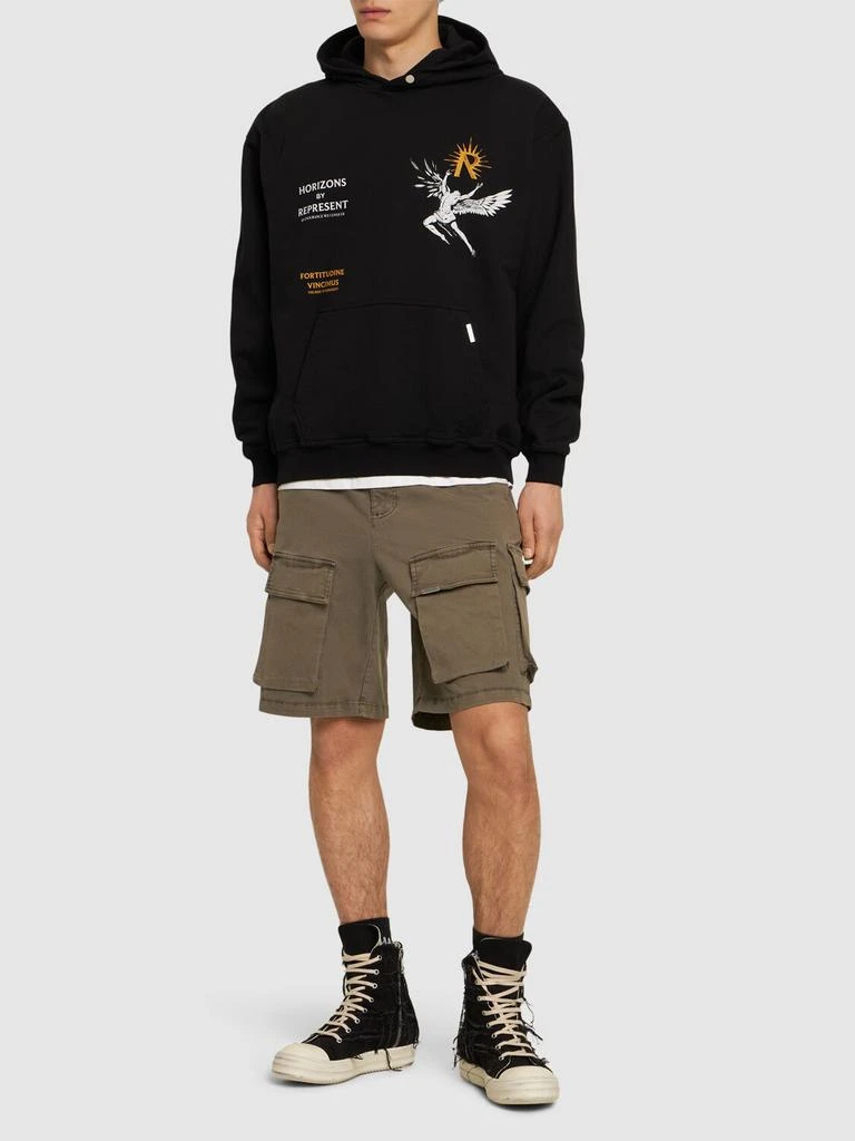 REPRESENT Washed Cargo Shorts 1