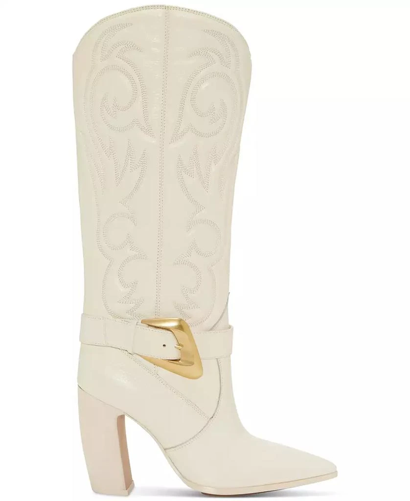 Vince Camuto Women's Biancaa Wide-Calf Buckled Cowboy Dress Boots 2