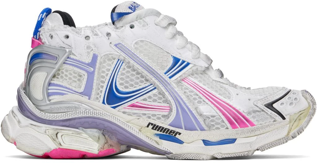 Balenciaga White Runner Sneakers 1