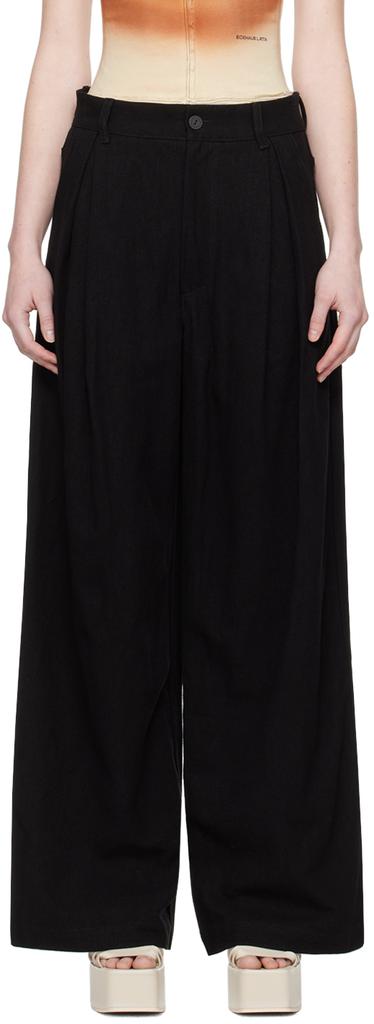 Eckhaus Latta Black Serra Trousers - Leggings - Compare