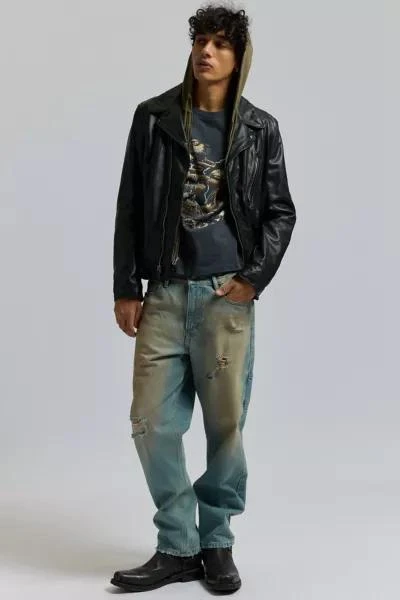 Schott Schott Hand Vintaged Leather Moto Jacket 2