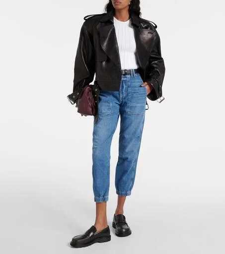 Citizens of Humanity Agni mid-rise twill tapered pants 2
