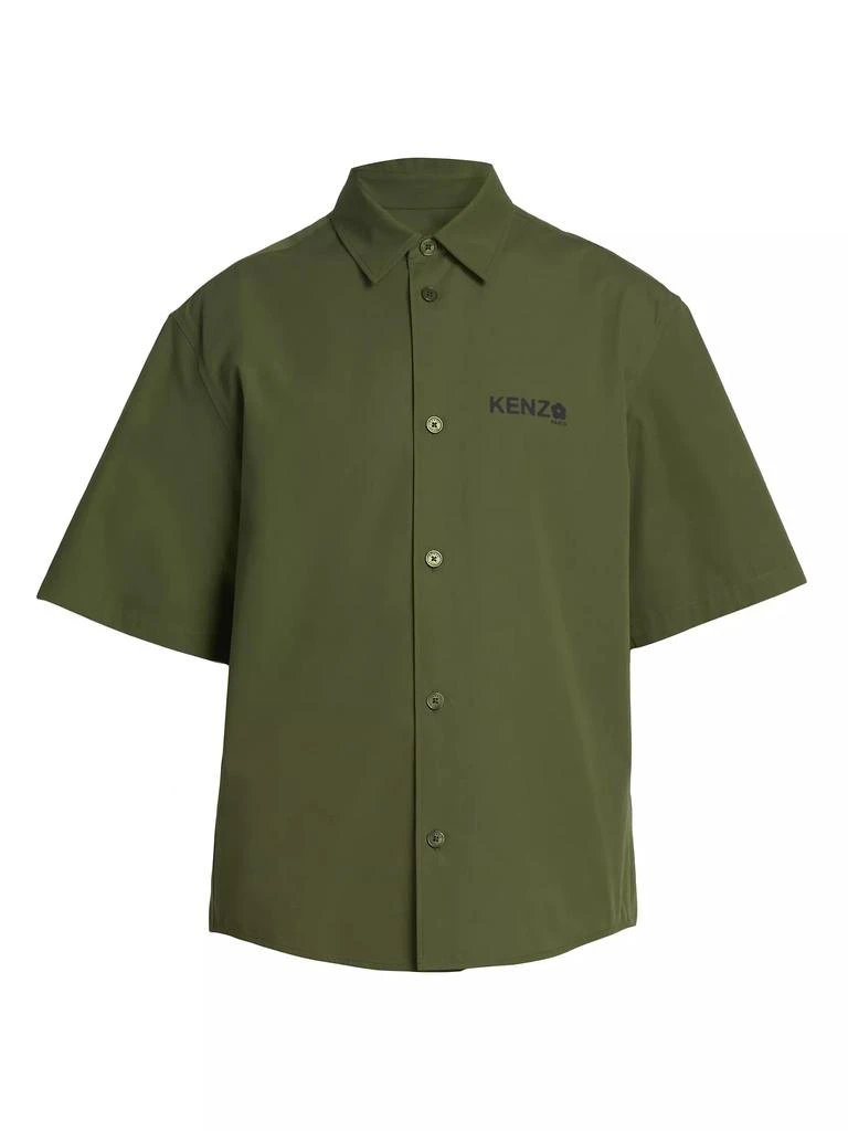 Kenzo Boke Cotton Short-Sleeve Shirt 1