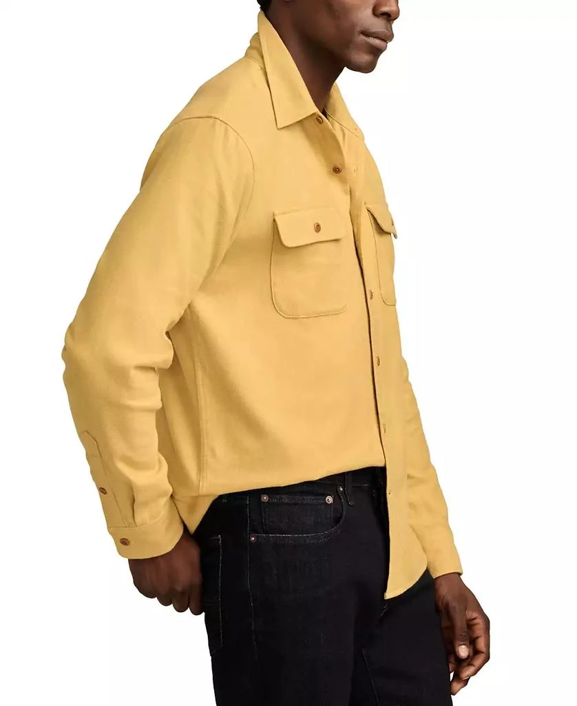 Lucky Brand Men's Solid Cloud Soft Long Sleeve Flannel Shirt 2