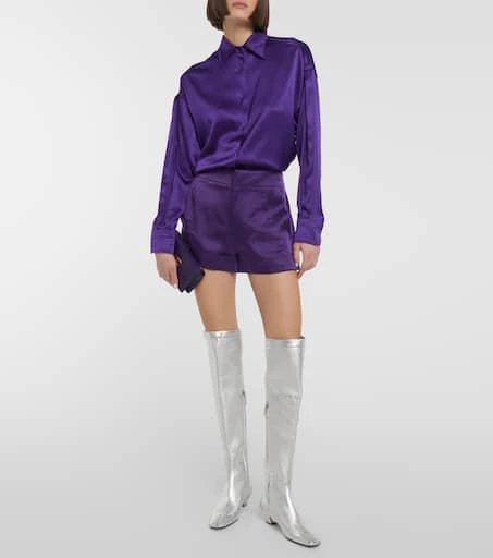 Tom Ford Metallic over-the-knee boots 2