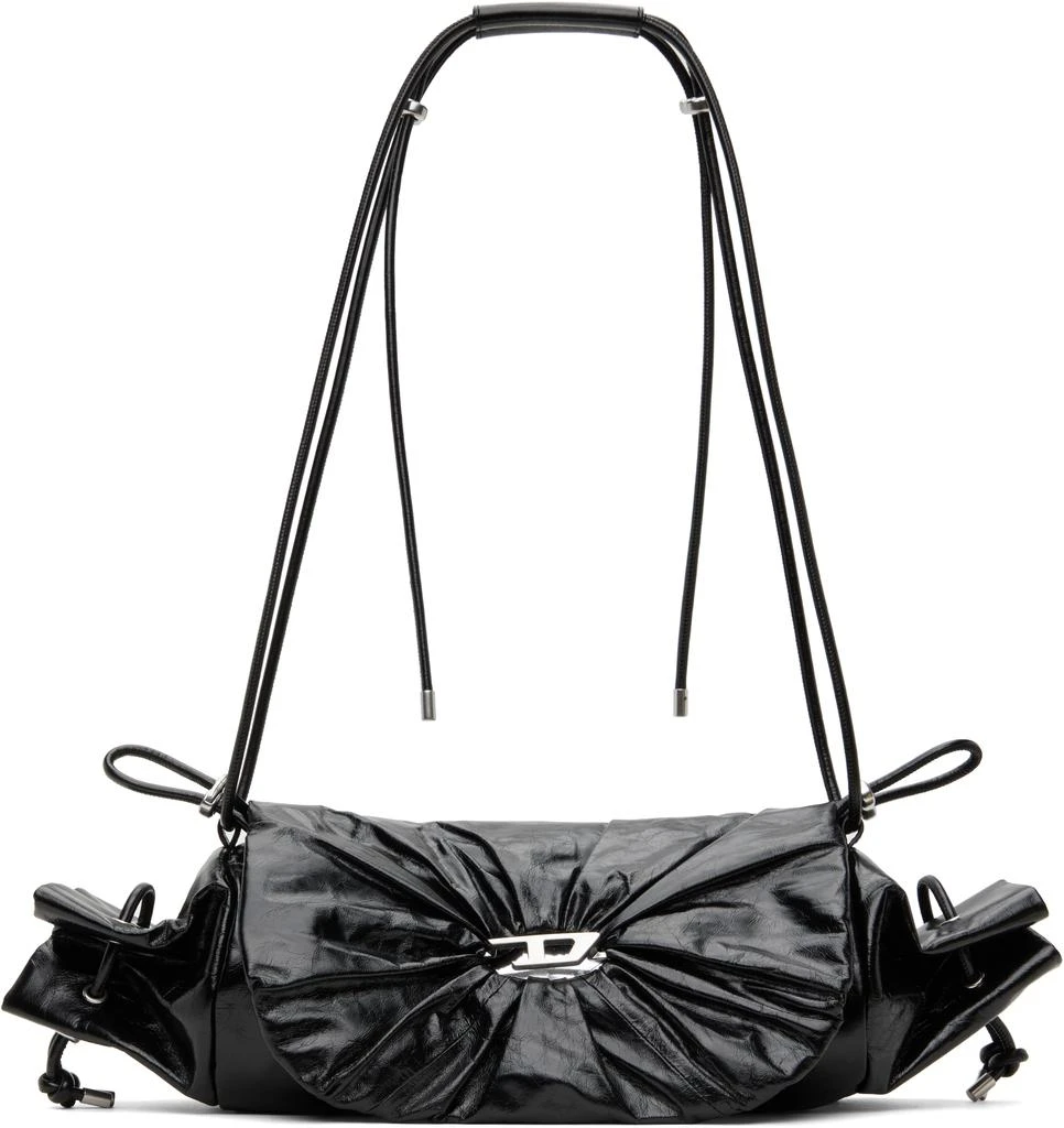 Diesel Black Scrunch-D Shoulder M Bag 1