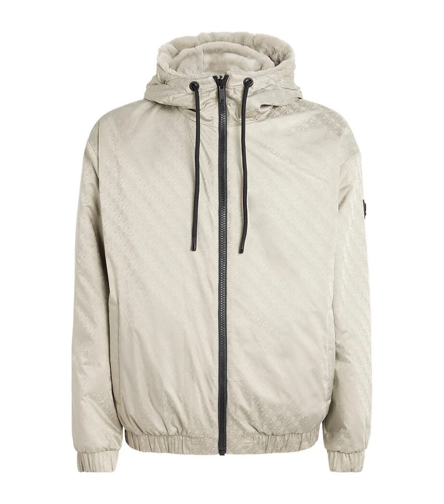 Moose Knuckles Reversible Monogram Bunny Bomber Jacket 1