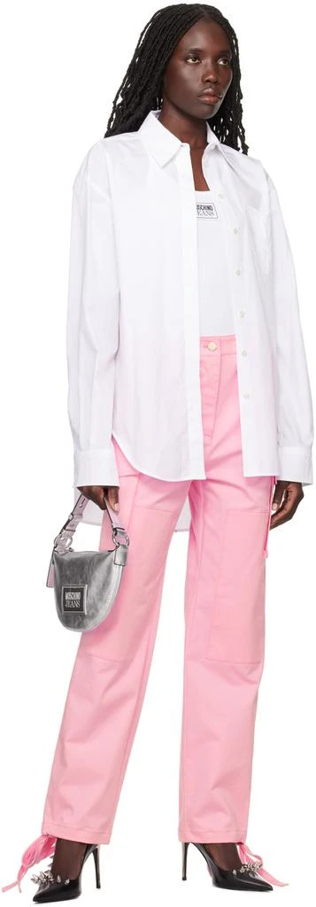 Moschino Jeans Pink Panel Cargo Pants 4