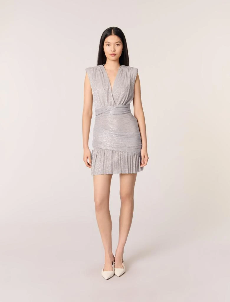 Maje Maje Woman's polyester Mini metallic dress for Spring/Summer 1
