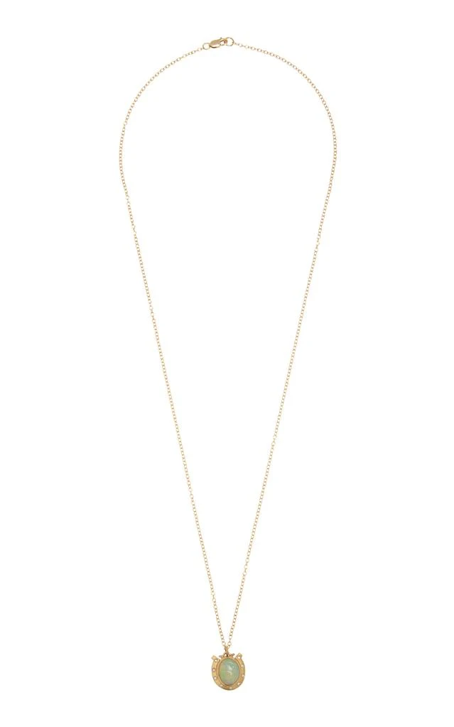 Annette Ferdinandsen Annette Ferdinandsen - Paloma 18K Gold; Diamond And Opal Necklace - Multi - OS - Moda Operandi - Gifts For Her 1