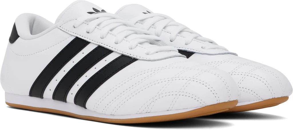 Adidas White & Black Taekwondo Lace Sneakers 4
