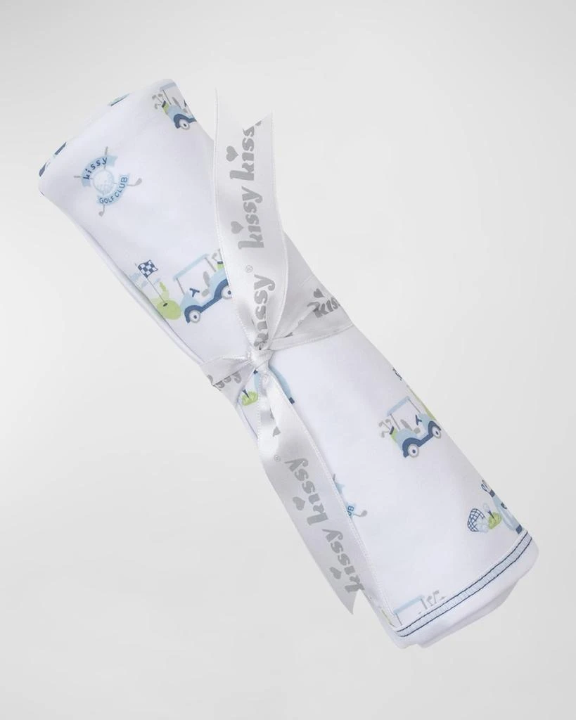 Kissy Kissy Boy's Golf Club Blanket and Bib Set 4