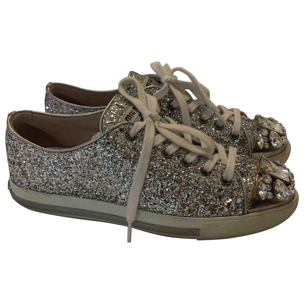 Miu Miu Miu Miu Leather trainers 1