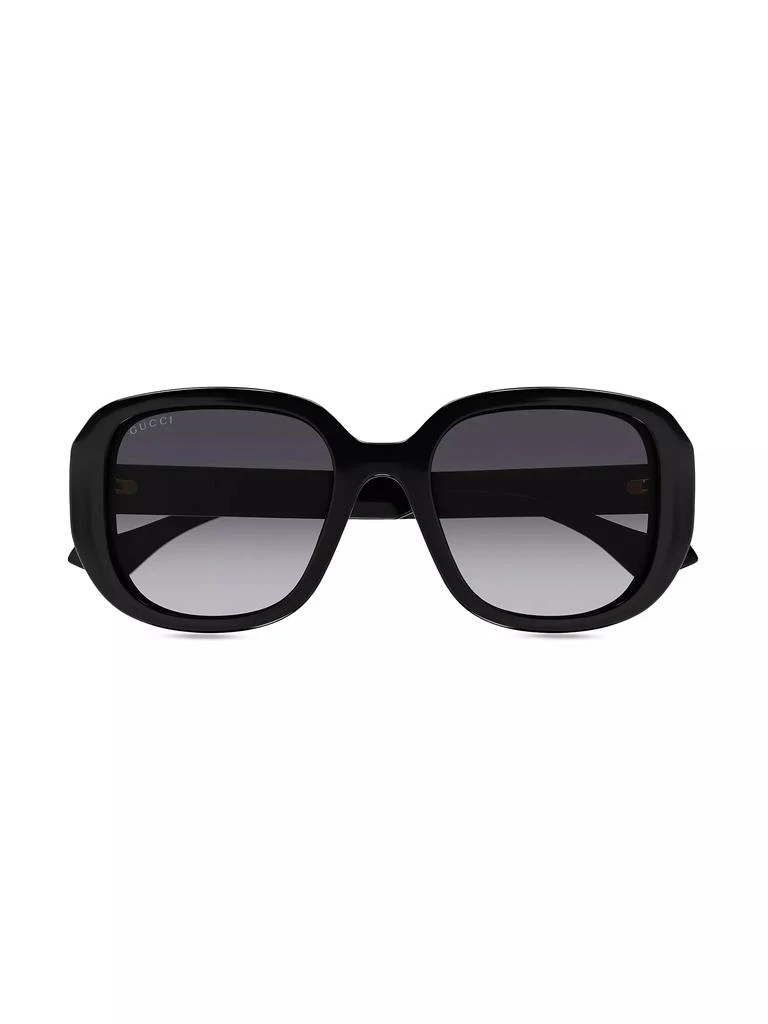 Gucci La Piscine 54MM Squared Injection Sunglasses 2