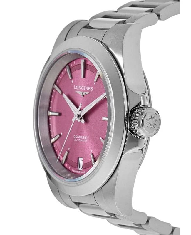 Longines Longines Conquest Automatic 34 mm Pink Dial Steel Women's Watch L3.430.4.99.6 3