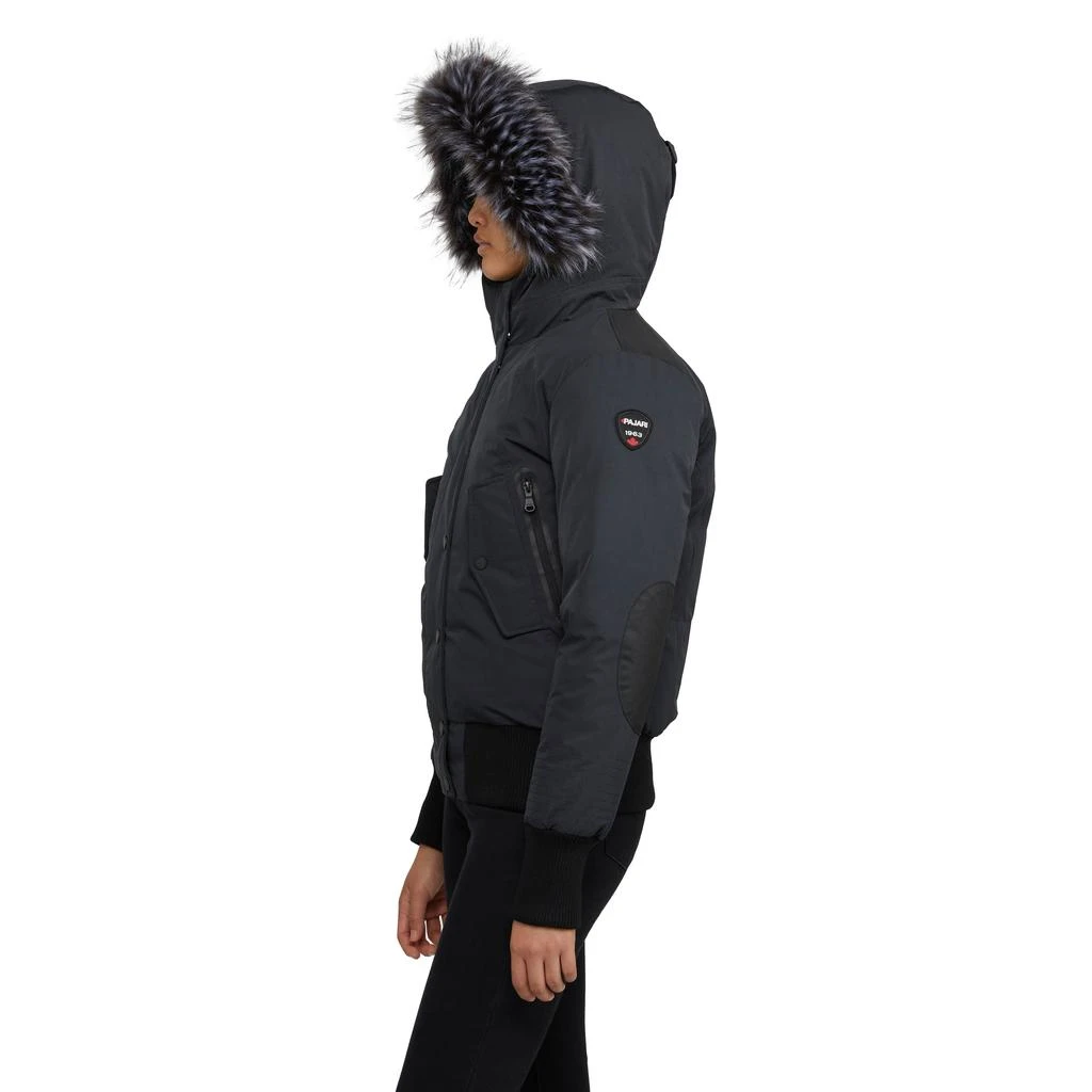 Pajar Women’s Cordova Bomber Jacket with Faux Fur Lined Hood 2