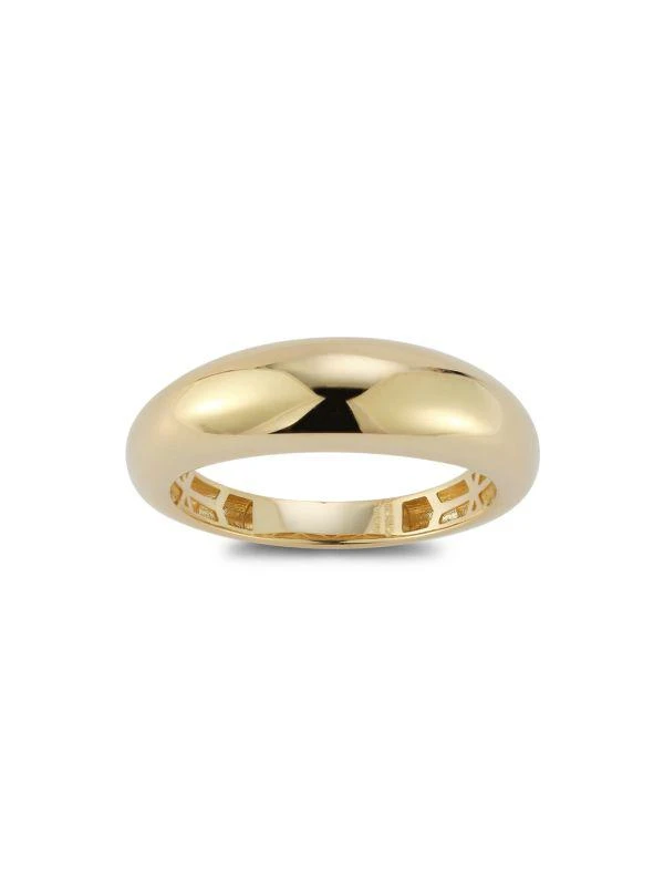 Saks Fifth Avenue 14K Yellow Gold Small Dome Ring 2