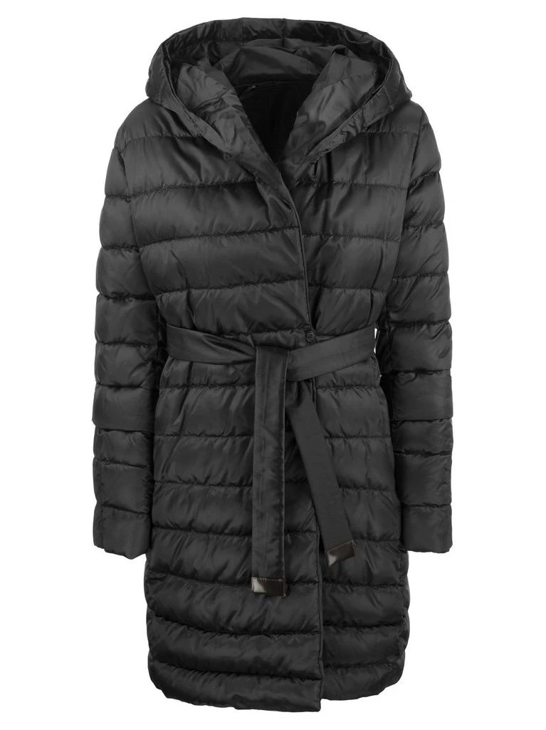 Max Mara The Cube Max Mara The Cube Belted Long-Sleeved Down Jacket 1