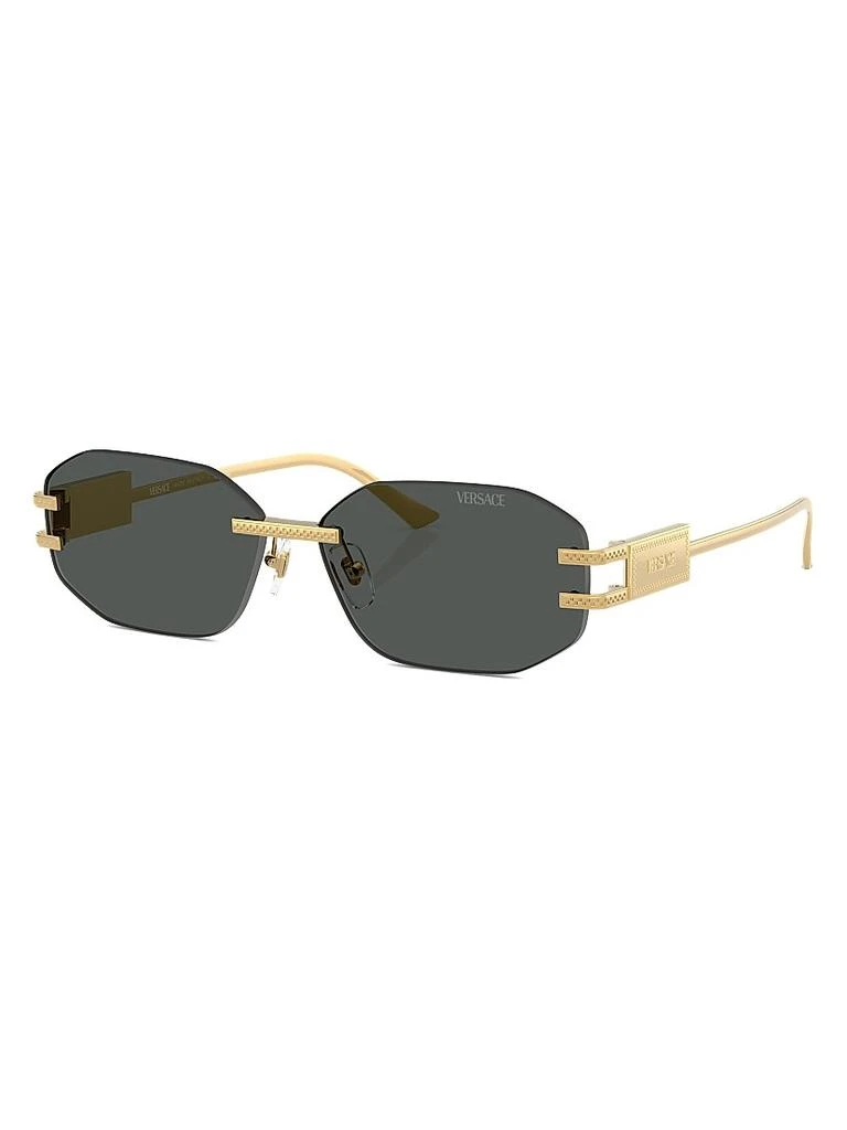 Versace 58MM Oval Sunglasses 1