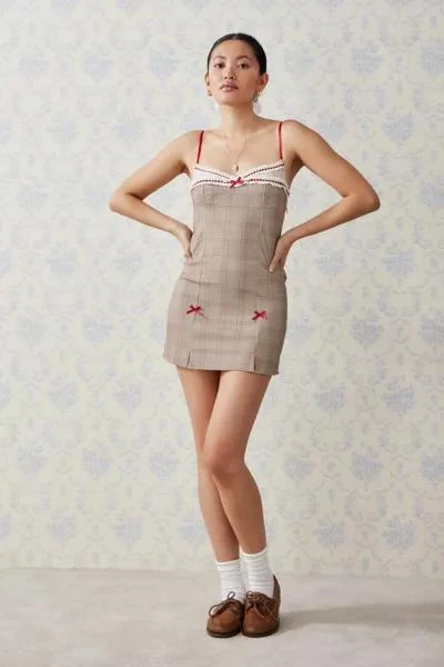 Kimchi Blue Kimchi Blue Lexi Check Mini Dress 3