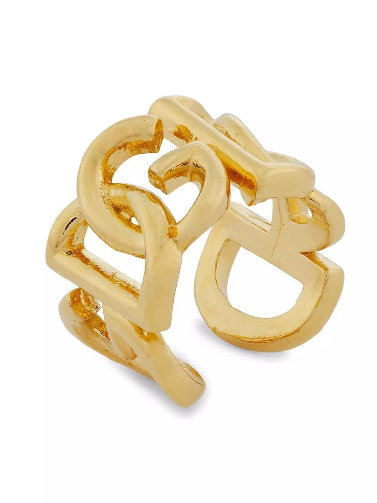 Dolce & Gabbana Goldtone Monogram Ear Cuff 3
