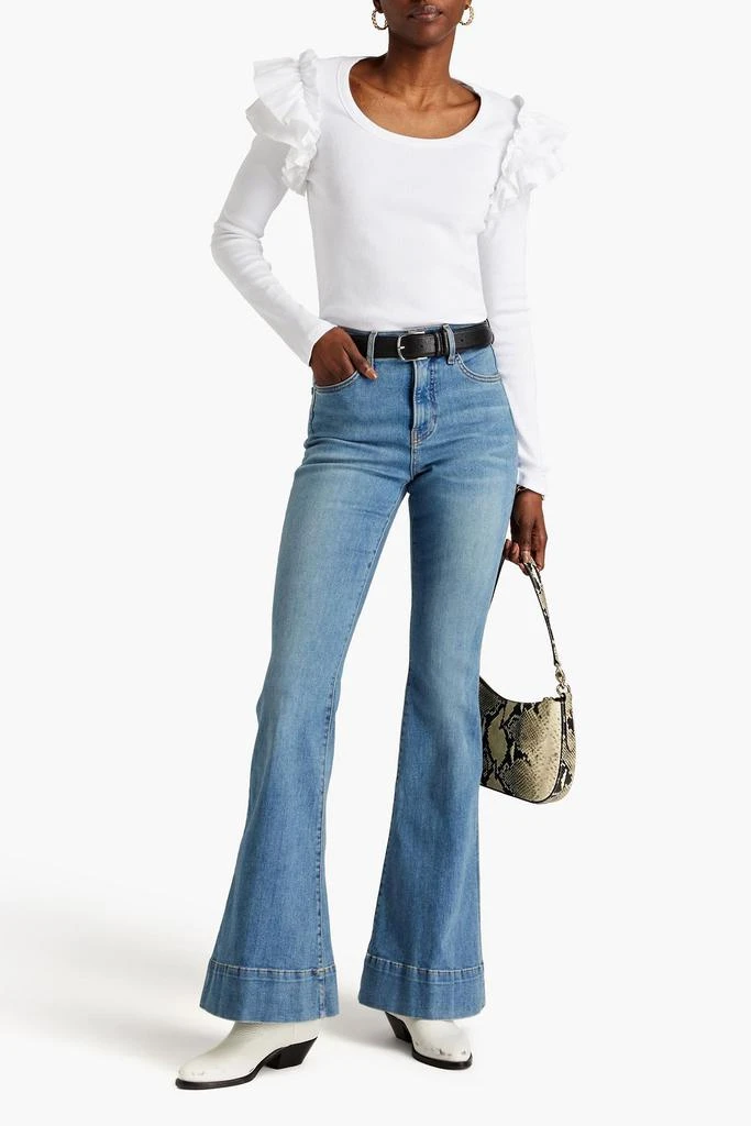 VERONICA BEARD Sheridan high-rise flared jeans 2