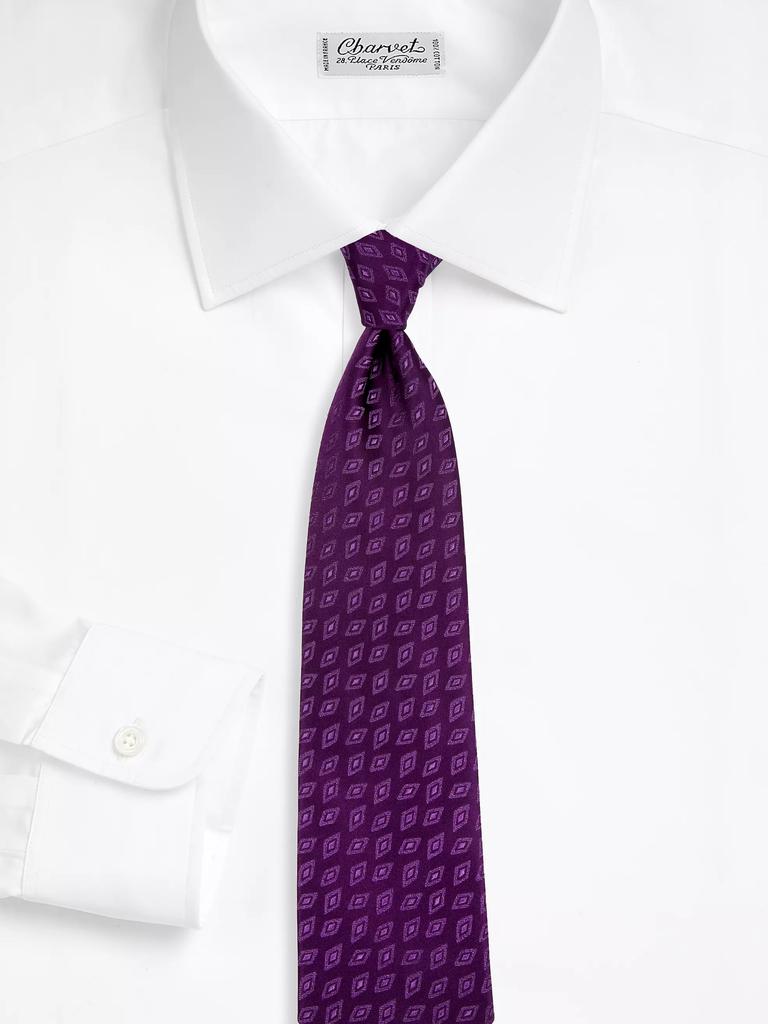 Charvet Diamond Bean Silk Jacquard Tie