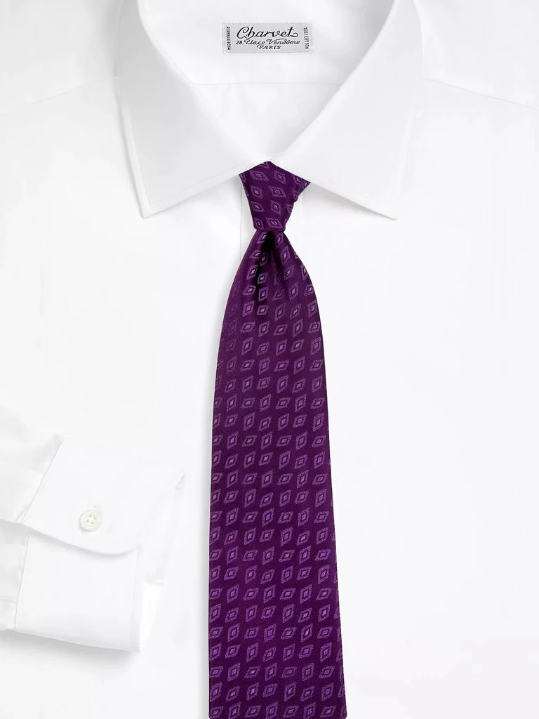 Charvet Diamond Bean Silk Jacquard Tie 2