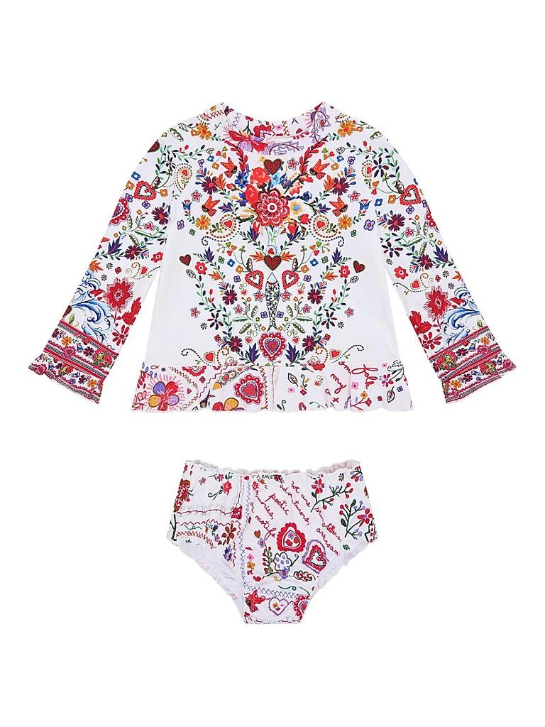 Camilla Baby Girl's Faith, Luck & Justice Rashie Set 1