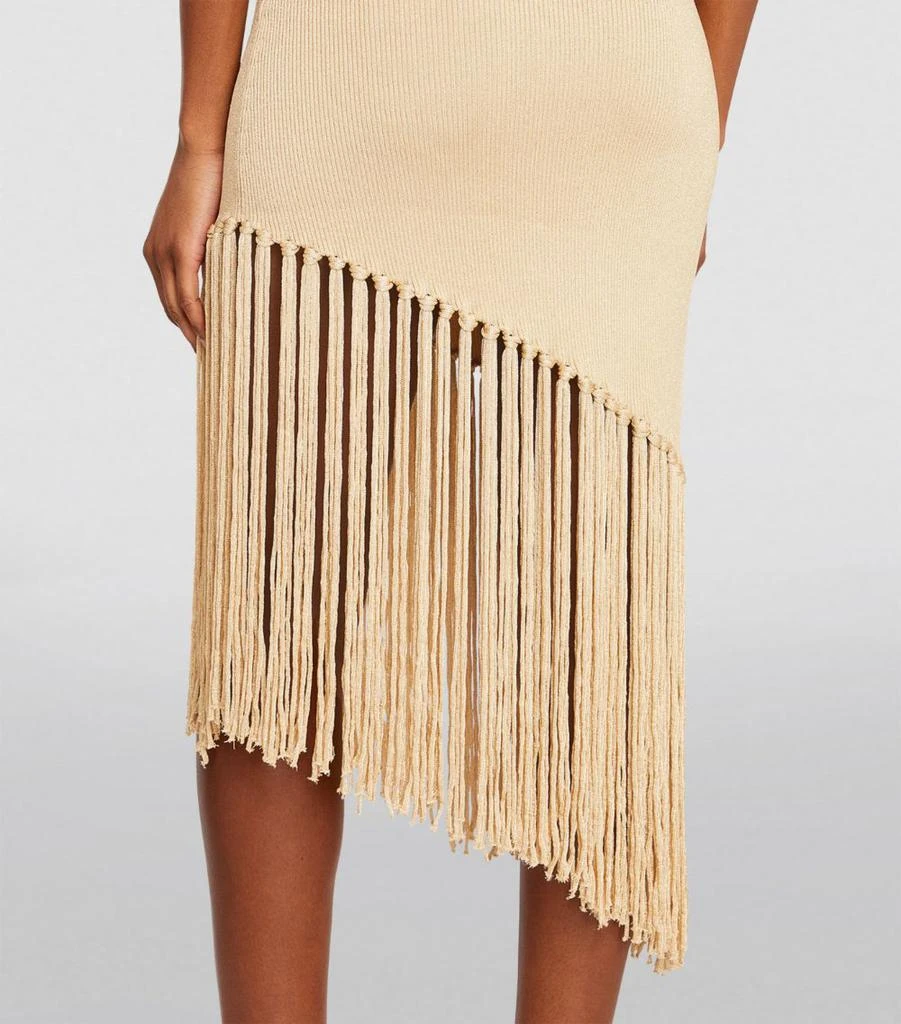 Sandro Fringe-Detail Midi Dress 4