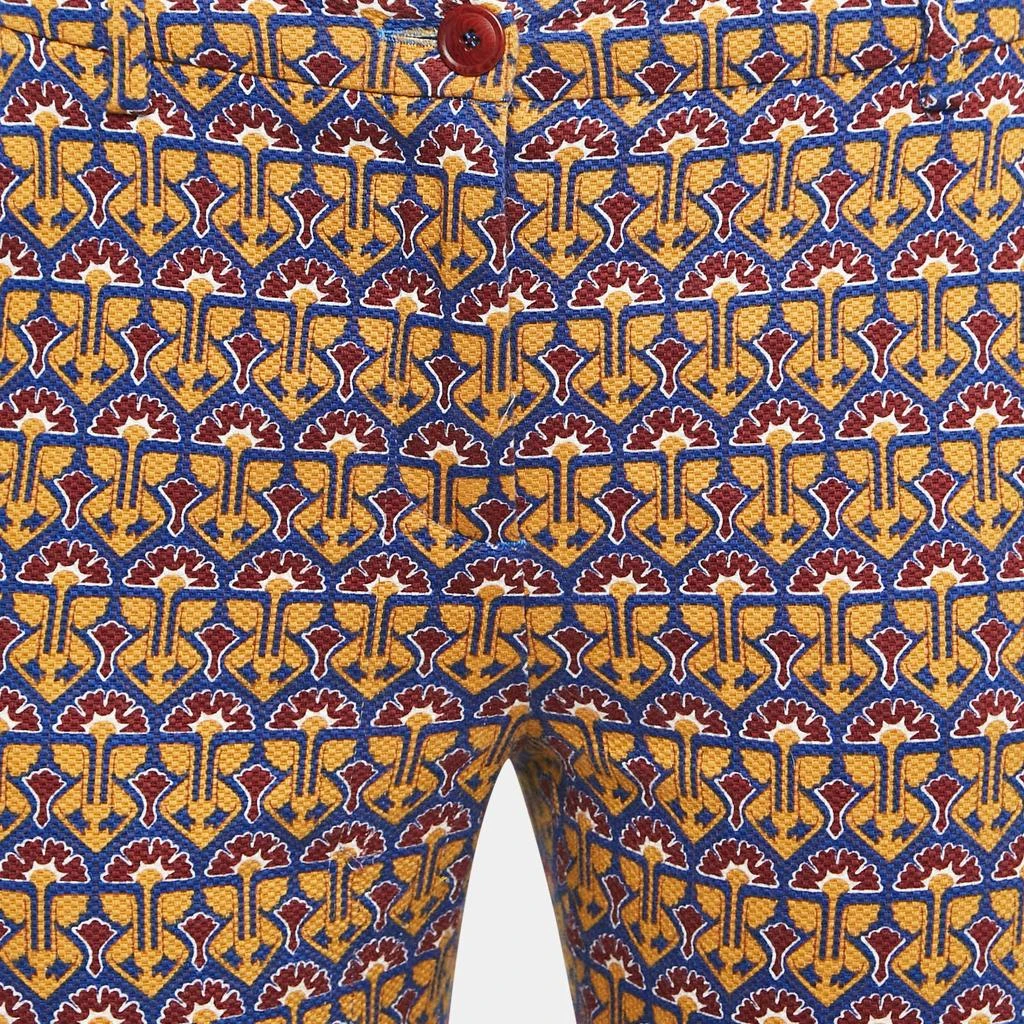 Weekend Max Mara Weekend Max Mara Multicolor Printed Cotton Capri Pants S 3