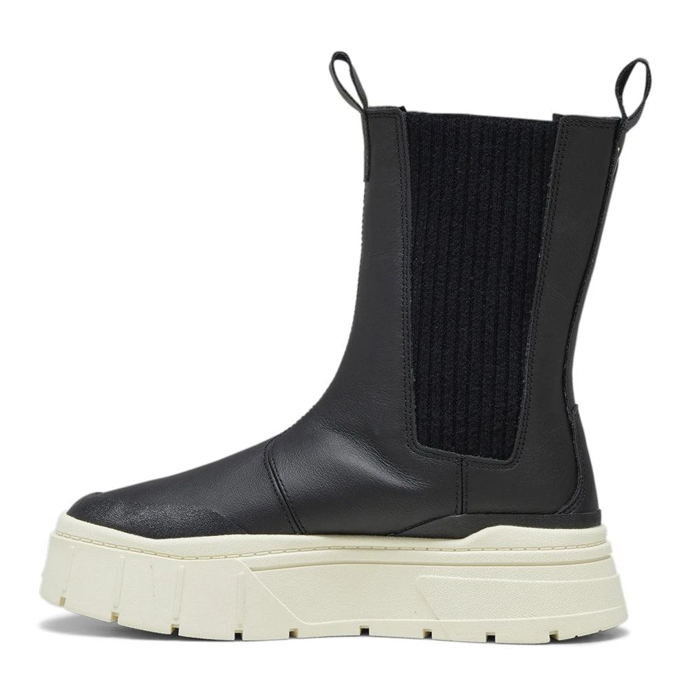 Puma Mayze Stack Round Toe Platform Chelsea Pull On Boots 3