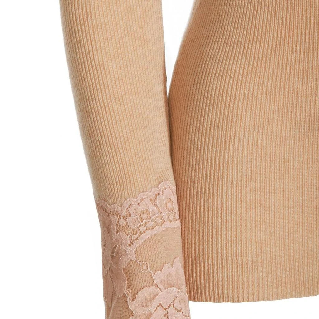 Valentino Valentino Lace Detailed Long-Sleeved Jumper 4