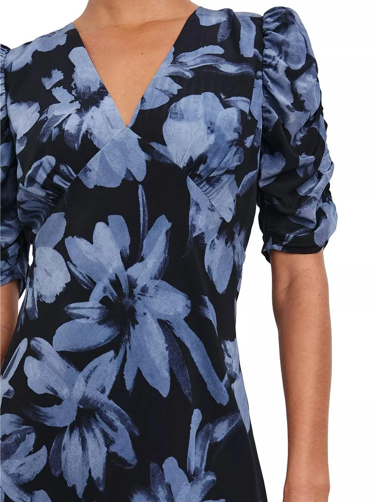 Rails Zariah Short Sleeve Floral A-Line Midi-Dress 5