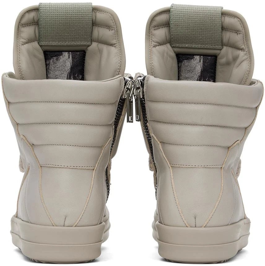 Rick Owens Off-White Jumbo Laced Geobasket Sneakers 2