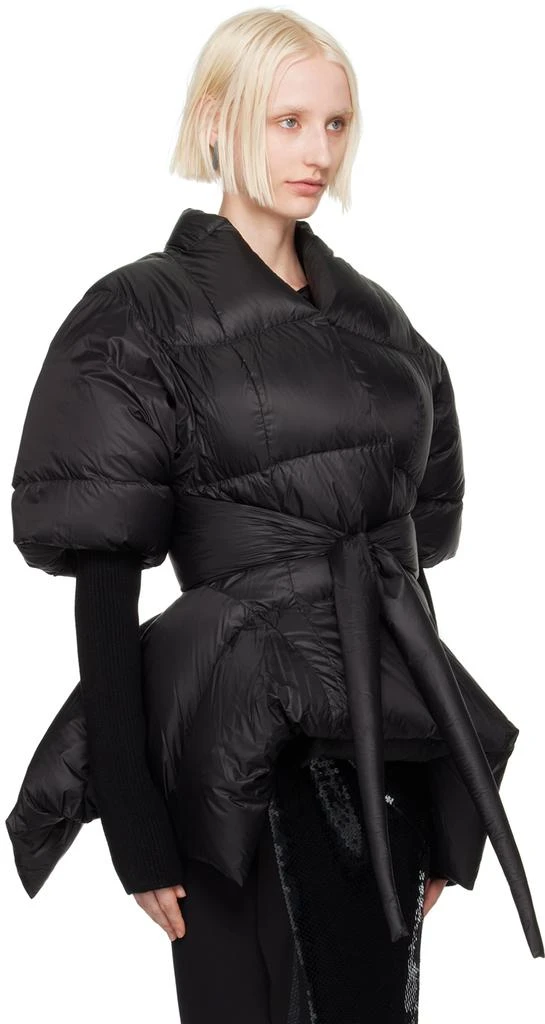 Rick Owens Black Porterville Batwing Down Jacket 2