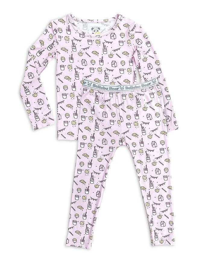 Bellabu Bear Girls
 Milk 
Cookies Pajama Set - Baby, Little Kid