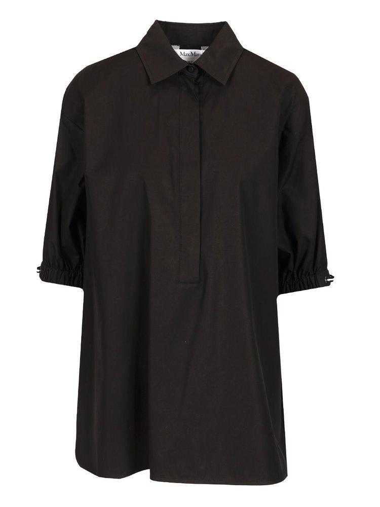 Max Mara Max Mara Teano Button-Up Long-Sleeved Top