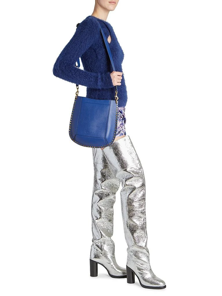 Isabel Marant Guilayo Floral-Print Velvet Miniskirt 2