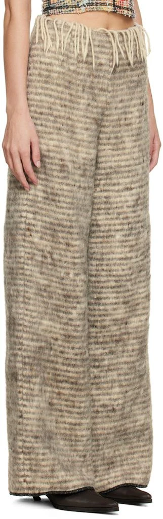 Luna Del Pinal Grey Blanket Trousers 2