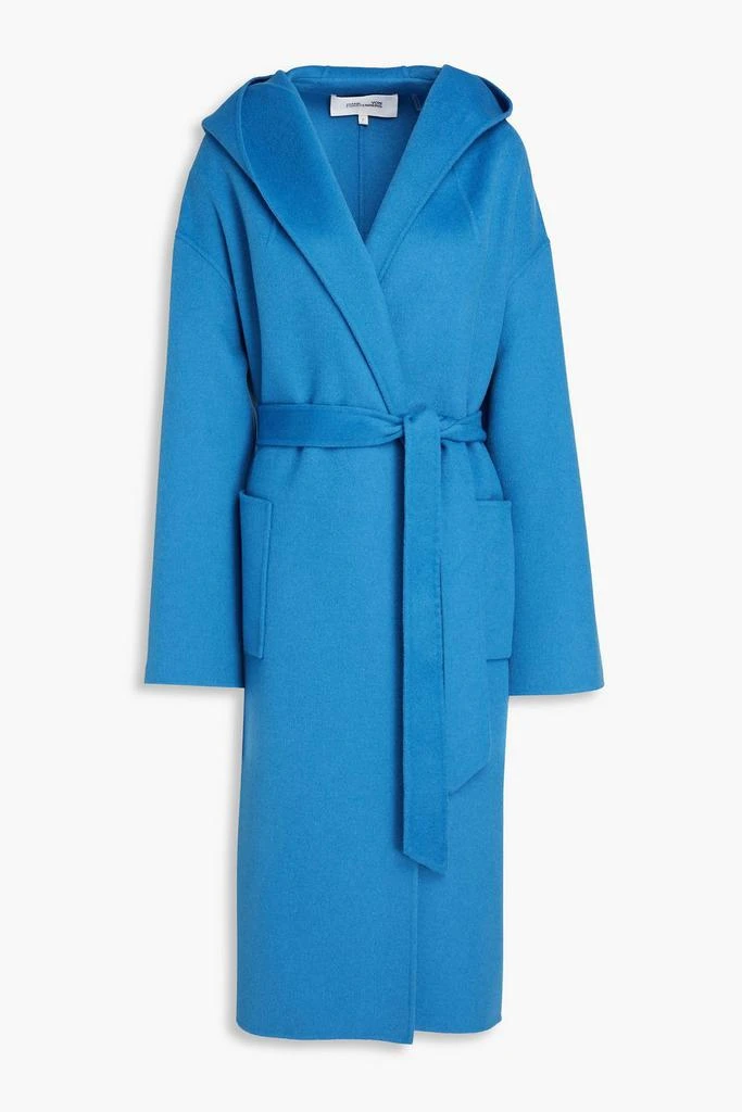 Diane von Furstenberg Eunice wool-felt hooded coat 1