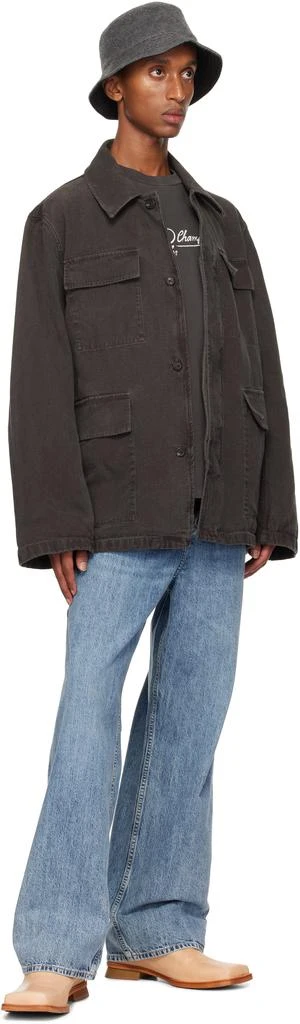Our Legacy Black Uniform Denim Jacket 4