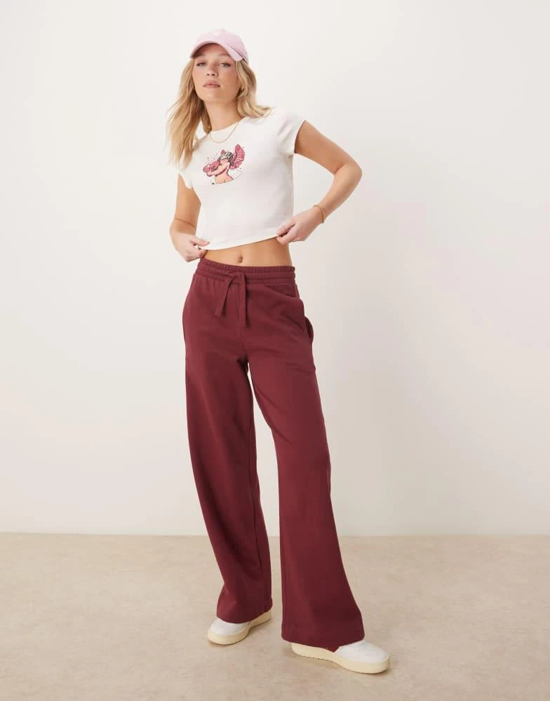 ASOS ASOS DESIGN baby tee with disco cupid graphic in white 3