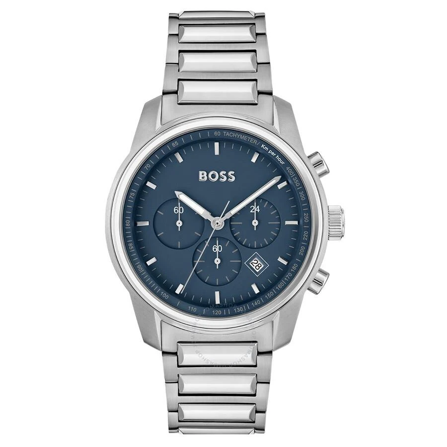 Hugo Boss Trace Blue Dial Men's Watch 1514007 1